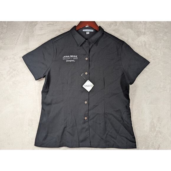 Star Wars Galaxy's Edge Disneyland Cast Member Short Sleeve Button Women MEDIUM - Picture 1 of 8